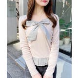 チェックリボンレイヤードTOPs | INGNI  | 詳細画像16 