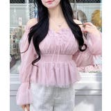 チュールオフショルブラウス | INGNI  | 詳細画像9 