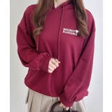 バック貼付ハートロゴ裏毛チュニックパーカー | INGNI  | 詳細画像10 