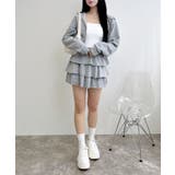 レース付裏毛ZIPパーカー | INGNI  | 詳細画像6 