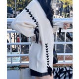 7Gレースアップ畦チュニックニット | INGNI  | 詳細画像3 