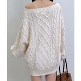 3G 2WAYケーブルルーズチュニックニット | INGNI  | 詳細画像6 