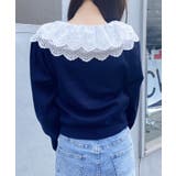 12Gレースフリル衿ニットカーディガン | INGNI  | 詳細画像11 