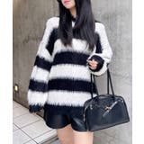 7Gフェザーボーダーチュニックニット | INGNI  | 詳細画像8 