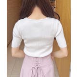 【WEB限定】リボンレイヤード風ニット | INGNI  | 詳細画像9 