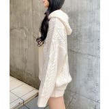 ケーブルBIGニットパーカー | INGNI  | 詳細画像4 