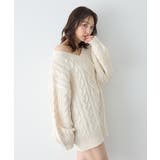 3G 2WAYケーブルルーズチュニックニット | INGNI  | 詳細画像1 