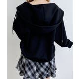 プレート付ダンボールダブルZIPパーカー | INGNI | 詳細画像10