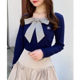 チェックリボンレイヤードTOPs | INGNI  | 詳細画像8 