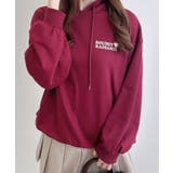 バック貼付ハートロゴ裏毛チュニックパーカー | INGNI  | 詳細画像9 