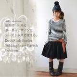 くしゅくしゅボーダー指穴ロングストレッチカットソー【10】(レディース ファッシ… | and it  | 詳細画像3 