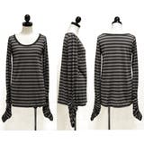 くしゅくしゅボーダー指穴ロングストレッチカットソー【10】(レディース ファッシ… | and it  | 詳細画像6 