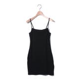 ブラック | シルキーフィールロングキャミ | B.C STOCK