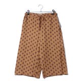 キャメル | シルクプリントハーフPT | B.C STOCK