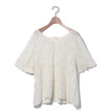 ホワイト | 7 レースペイズリーガラフリンジ TOPS | B.C STOCK