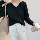 レディースファッション通販 リブニットトップス シンプルニット | Beststore | 詳細画像5