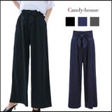 パンツ ガウチョ リボン | candy-house | 詳細画像1