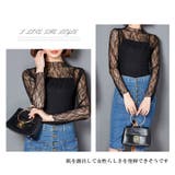 レース トップス 網 | candy-house  | 詳細画像16 