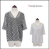トップス Vネック シフォン | candy-house | 詳細画像1