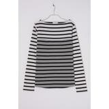 WHITE | 配色ボーダートップ | EGOIST