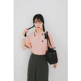 ピンク　マイメロディ | 《マイメロディ・クロミコラボ》1ポイント刺繍ポロシャツ | nemne