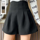 ハイウエストショートパンツ タック フレア | Ada. | 詳細画像1