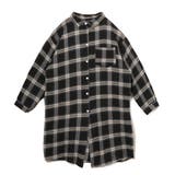 チェク柄ロングシャツ | Ada. | 詳細画像6