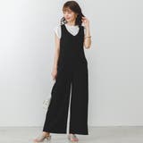 \細見え効果抜群!/Vネックサロペット ワイドパンツ | Ada. | 詳細画像6
