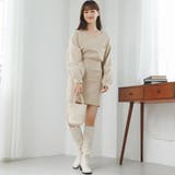 カシュクールニットミニワンピース Vネック ワンピース | Ada. | 詳細画像25