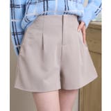 ベージュ | タックハイウエストベーシックショートパンツ | Ada.