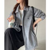 グレー | U.S. POLO ASSN. フリース素材 コーチジャケット | Ada.