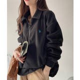 ブラック | U.S. POLO ASSN. フリース素材 ハーフジップ アノラック | Ada.