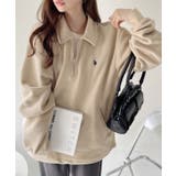 ベージュ | U.S. POLO ASSN. フリース素材 ハーフジップ アノラック | Ada.