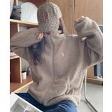 ベージュ | U.S. POLO ASSN. スタンドカラー ボアフリース ジャケット | Ada.