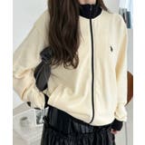 アイボリー | U.S. POLO ASSN. スタンドカラー スウェットジャケット | Ada.