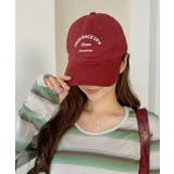 レッド | LOOKBACKUPN ロゴ キャップ | Ada.