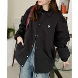 ブラック | U.S. POLO ASSN. ナイロン コーチジャケット | Ada.