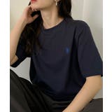ネイビー | U.S. POLO ASSN. ベーシック クルーネック 半袖 Tシャツ | Ada.