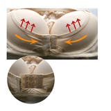 ダブルのホックで谷間メイク可能！ノンワイヤー総レースチューブブラジャー 盛ブラ … | PINK PINK PINK | 詳細画像3 