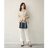 [WEB限定/300g以下の軽量]サイドフリルスクエアデザインバッグ | MK MICHEL KLEIN BAG | 詳細画像23 