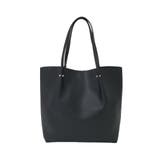 ブラック | [A4収納可]合成皮革BIGトートバッグ | MK MICHEL KLEIN BAG