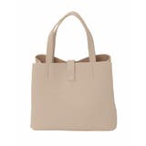 [2WAY]ベルトフラップスクエアミニトートバッグ | MK MICHEL KLEIN BAG | 詳細画像3 