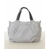 [2WAY/軽量/多機能ポケット]ニュアンス柄タックデザイントートバッグ | MK MICHEL KLEIN BAG | 詳細画像1 