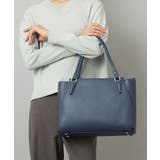 [2WAY/A4収納可]合成皮革ポイントデザイントートバッグ | MK MICHEL KLEIN BAG | 詳細画像1 