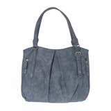 ネイビー | [2WAY]合成皮革タックデザイントートバッグ | MK MICHEL KLEIN BAG