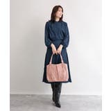 [2WAY]サイドファスナータックデザイントートバッグ | MK MICHEL KLEIN BAG | 詳細画像19 