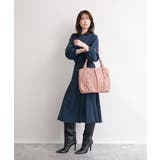 [2WAY]サイドファスナータックデザイントートバッグ | MK MICHEL KLEIN BAG | 詳細画像20 