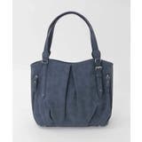 ネイビー | [2WAY]サイドファスナータックデザイントートバッグ | MK MICHEL KLEIN BAG