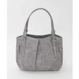 グレー | [2WAY]サイドファスナータックデザイントートバッグ | MK MICHEL KLEIN BAG