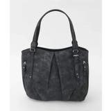 ブラック | [2WAY]サイドファスナータックデザイントートバッグ | MK MICHEL KLEIN BAG